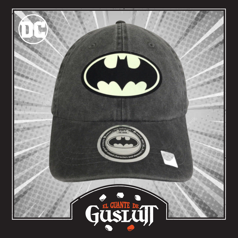 Gorra Batman Glow in the Dark Gris Vintage