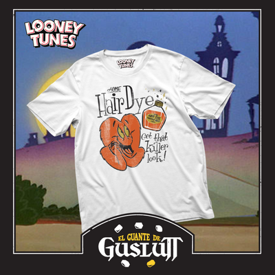 Playera Looney Tunes Gossamer Blanca