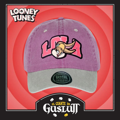 Gorra Looney Tunes “Lola Bunny” Uva-Beige Vintage