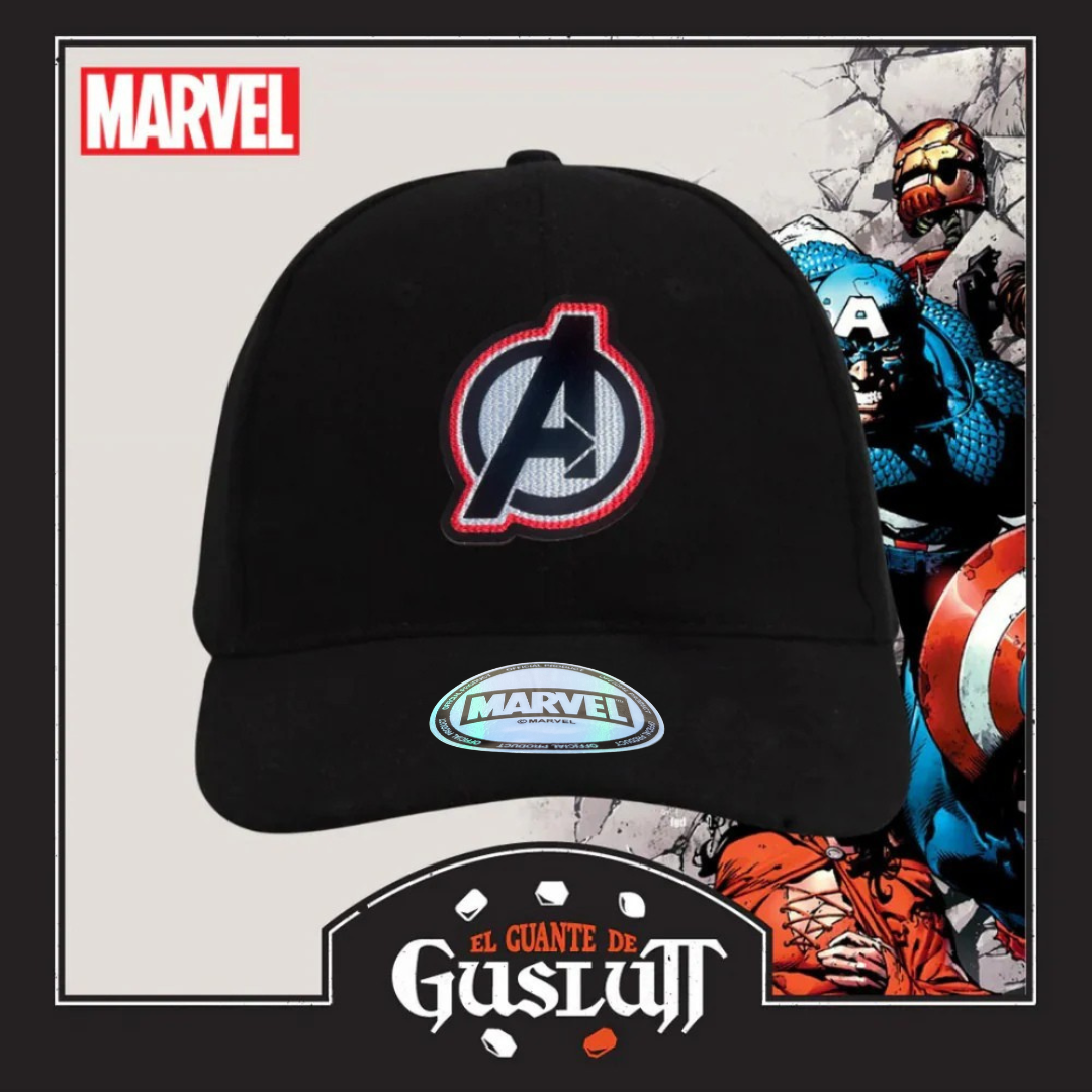 Gorra Marvel Avengers Logo Clásico Negra