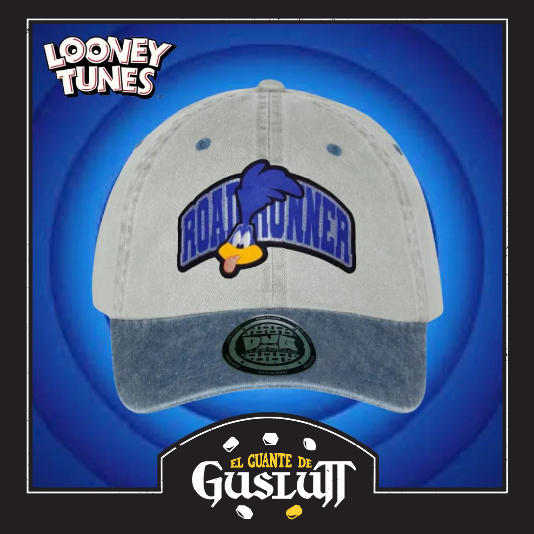 Gorra Looney Tunes “Beep-Beep Road Runner” Beige-Azul Vintage