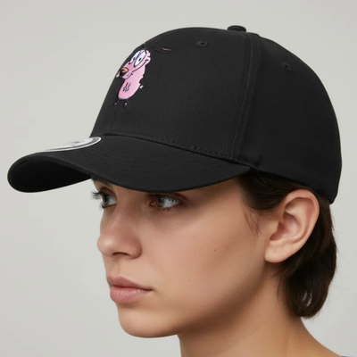 Gorra Cartoon Network Coraje el perro Cobarde Negra