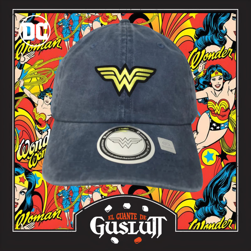 Gorra Wonder Woman Micro Azul Vintage