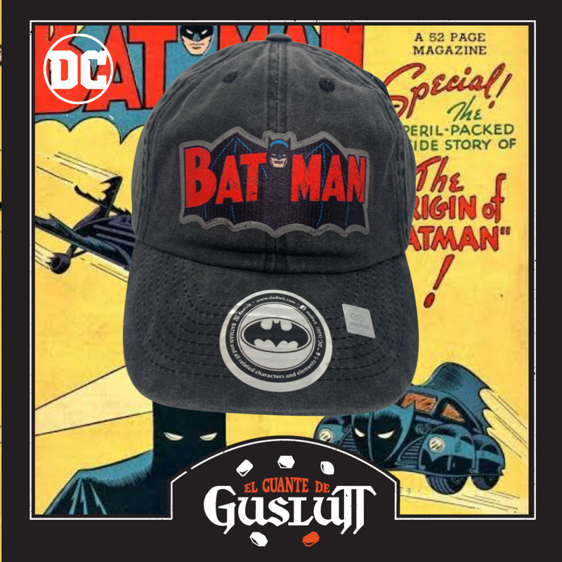 Gorra Batman “Logo 40’s” Gris Vintage