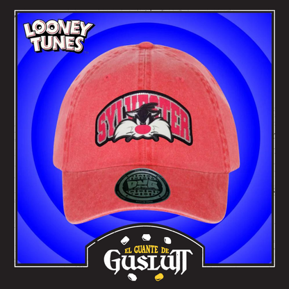 Gorra Looney Tunes “Sylvester Cat” Coral Vintage