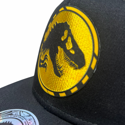 Gorra Jurassic World T-Rex Logo Snapback Negra