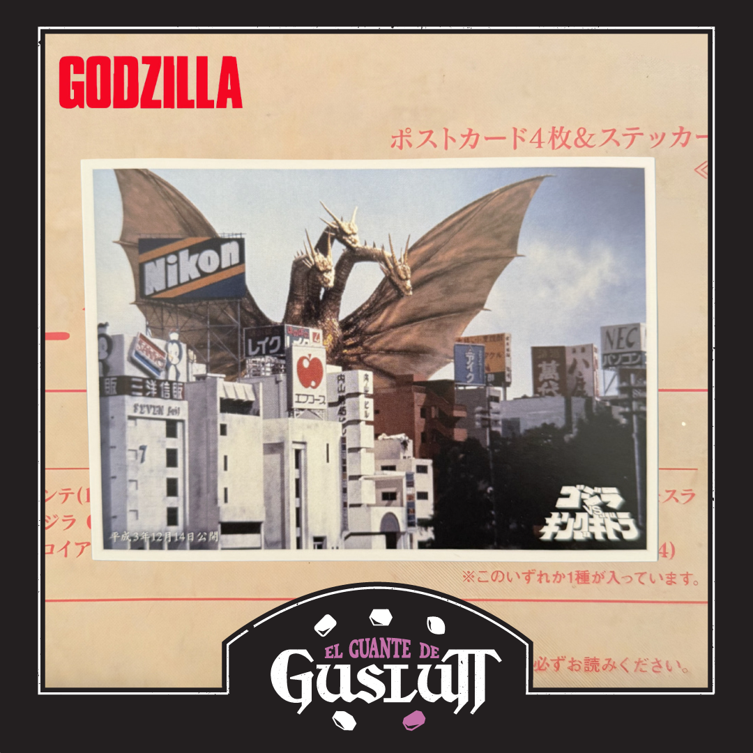 Postcard Oficial Godzilla (King Ghidorah 1991) Ichiban Kuji Edición Japonesa