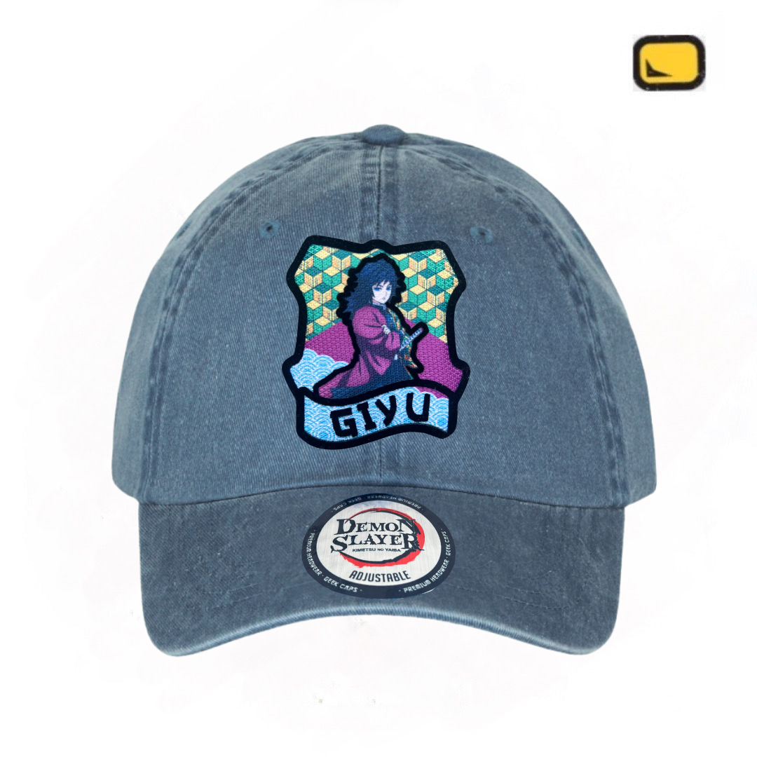 Gorra Demon Slayer: Kimetsu No Yaiba “Giyu Tomioka” Azul Vintage