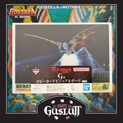 Godzilla vs Mothra (1992) Ichiban Kuji G Prize — Visual Board Edición Japonesa