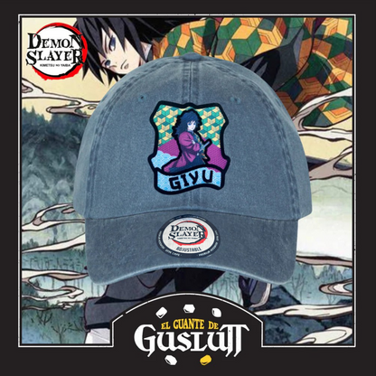 Gorra Demon Slayer: Kimetsu No Yaiba “Giyu Tomioka” Azul Vintage