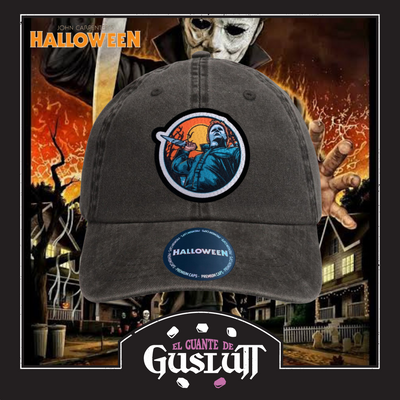 Gorra Halloween Michael Myers Gris Tipo Deslavada