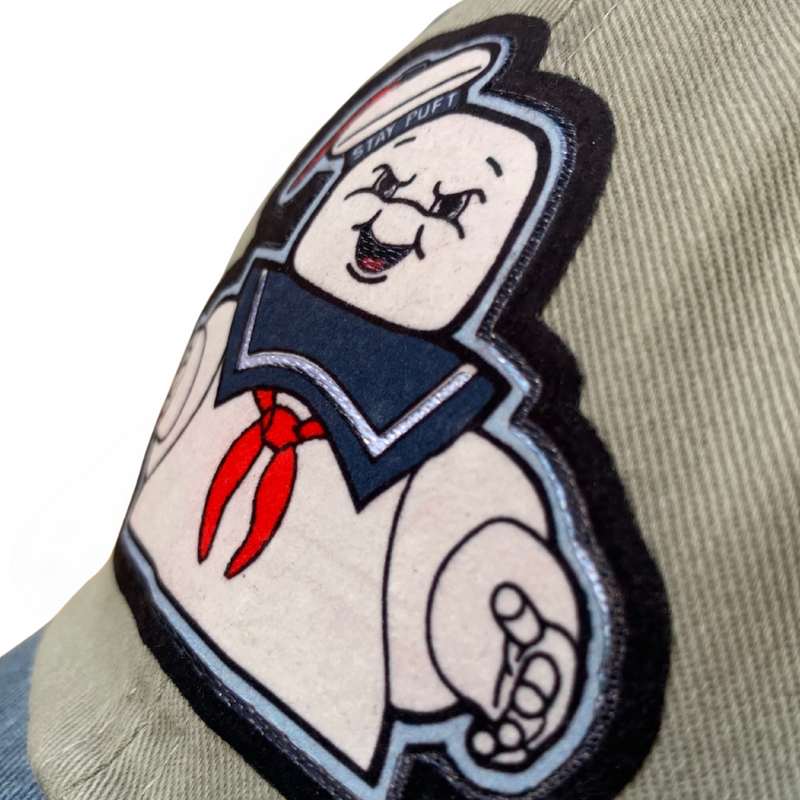Gorra Ghostbusters Stay Puft Beige-Azul Vintage