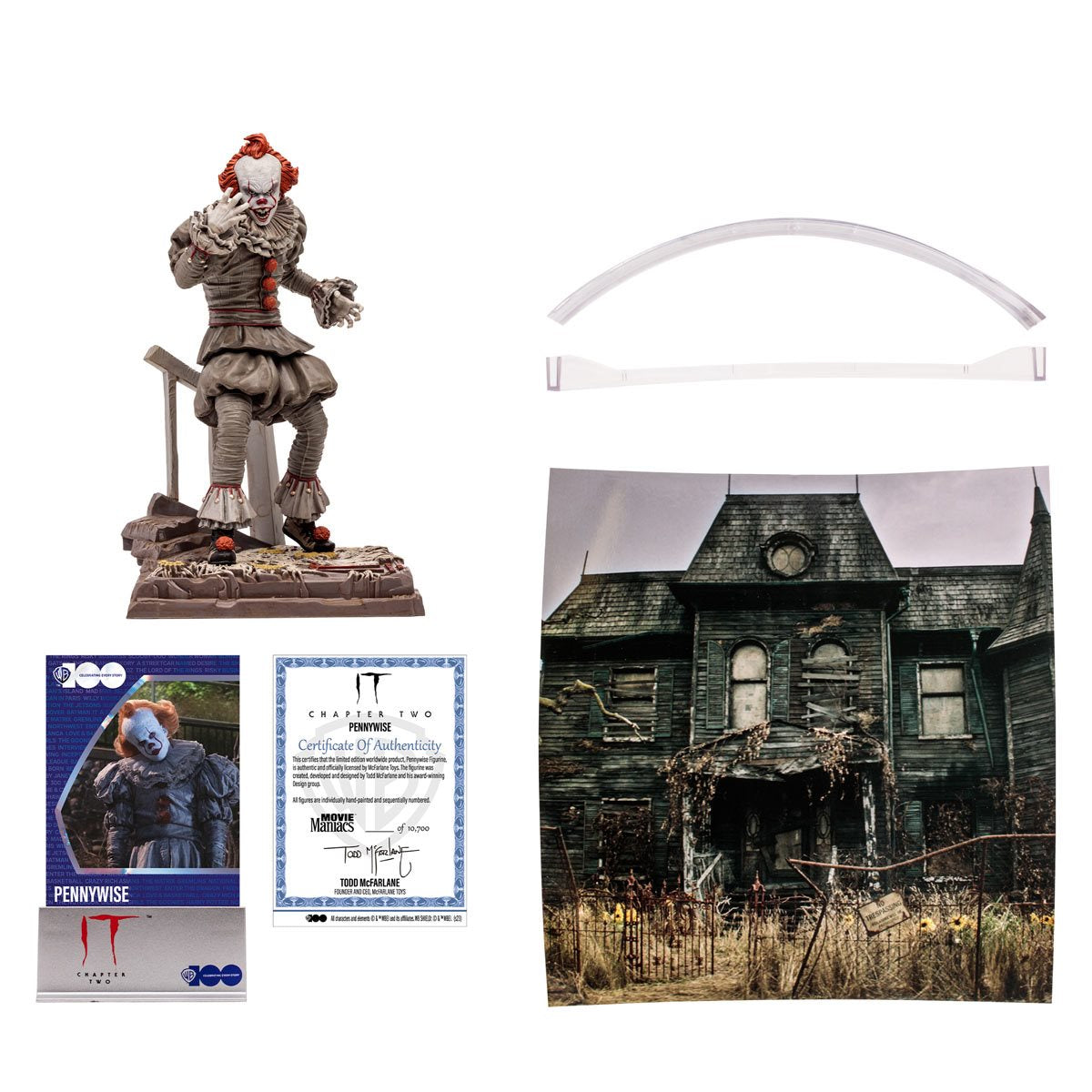 Movie Maniacs WB 100: It Chapter Two Pennywise Wave 5 Limited Edition 6-Inch Scale Posed Figure