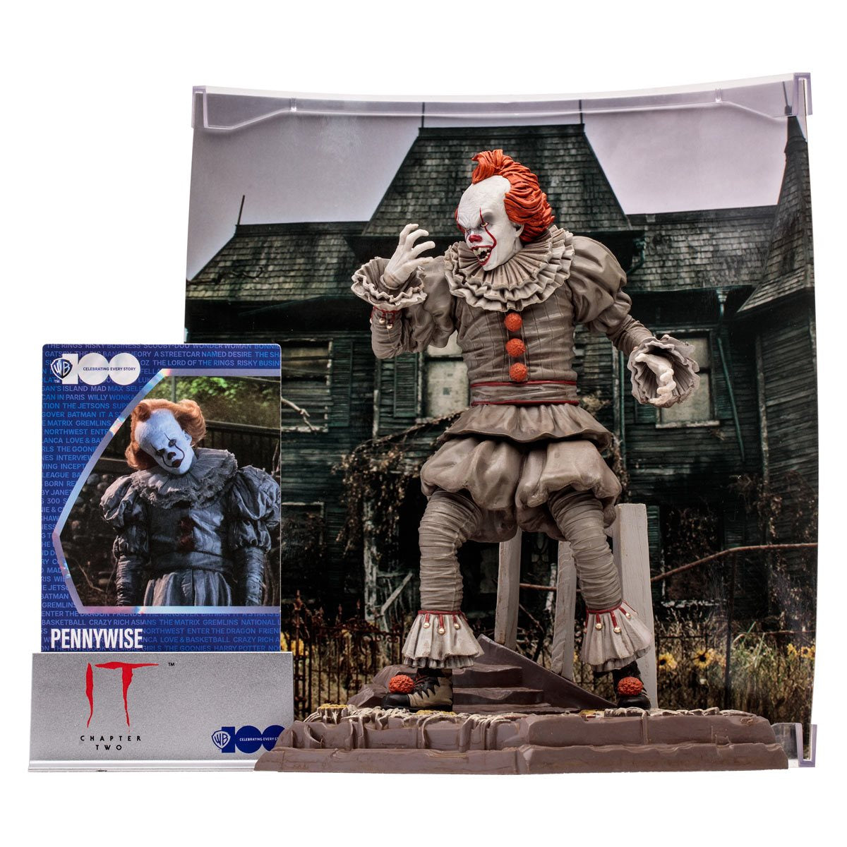 Movie Maniacs WB 100: It Chapter Two Pennywise Wave 5 Limited Edition 6-Inch Scale Posed Figure