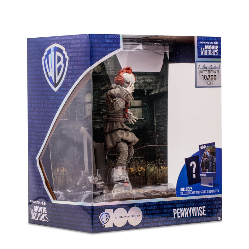 Movie Maniacs WB 100: It Chapter Two Pennywise Wave 5 Limited Edition 6-Inch Scale Posed Figure