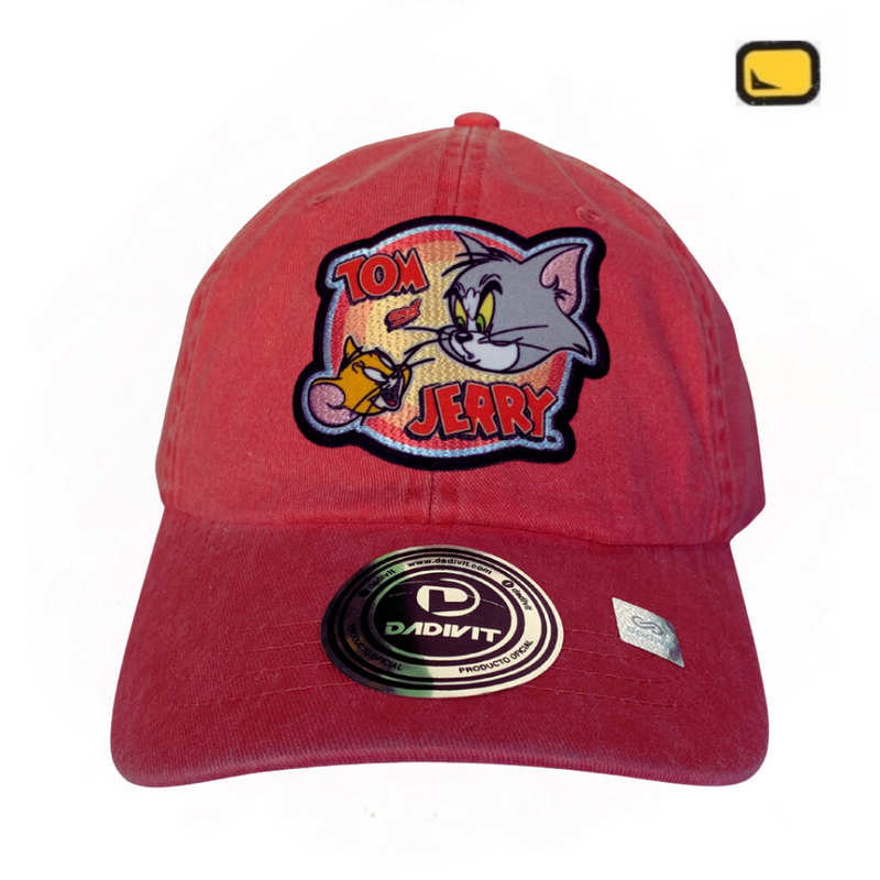 Gorra Tom & Jerry Logo Coral Vintage