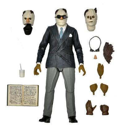 Figura NECA Universal Monsters Invisible Man Versión Ultimate