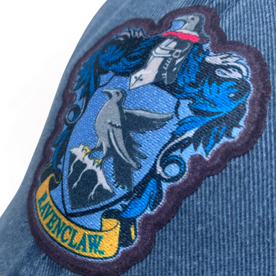 Gorra Harry Potter Emblema Ravenclaw Azul Tipo Deslavada