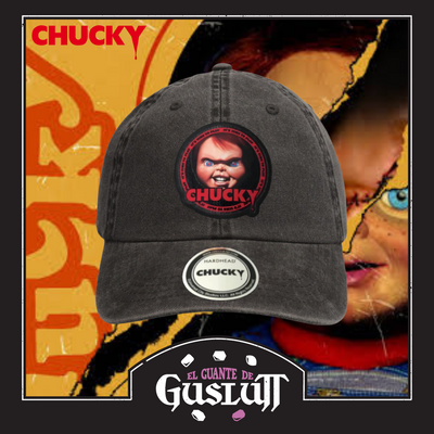 Gorra Chucky Wanna Play? Gris Tipo Deslavada
