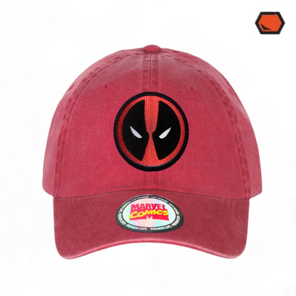 Gorra Marvel “Deadpool” Roja Vintage