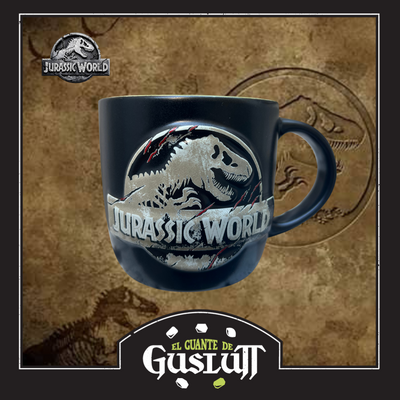 Taza Jurassic World Logo 3D