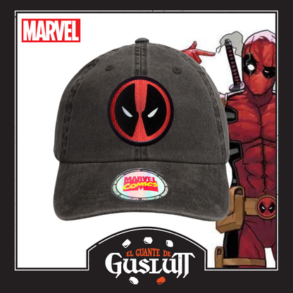 Gorra Marvel “Deadpool” Gris Vintage
