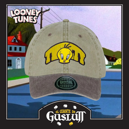 Gorra Looney Tunes “Tweety” Café-Beige Vintage
