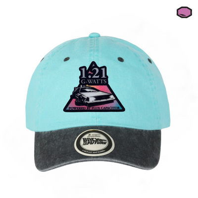 Gorra Back to the Future 1.21 G-Watts Menta/Gris Tipo Deslavada