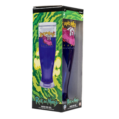 Vaso Rick and Morty Focus on Science con efecto de brillo en la oscuridad