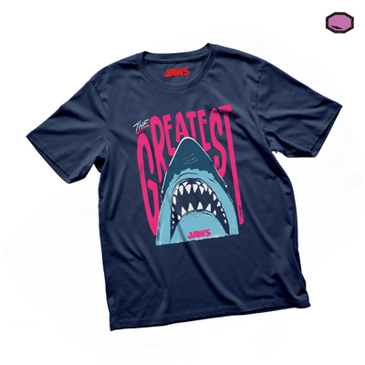 Playera Jaws The Greatest Azul Marino