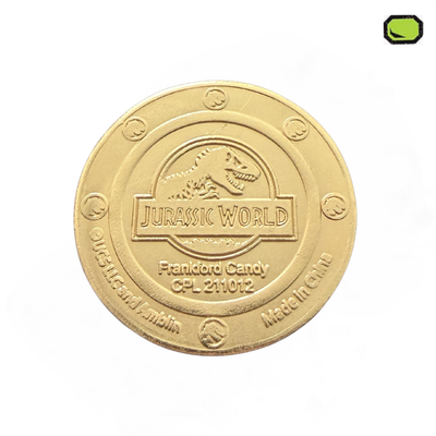 Moneda Conmemorativa Jurassic World Versión Gallimimus Edición Limitada
