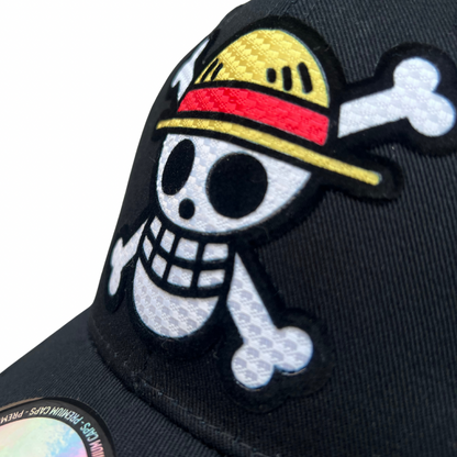 Gorra One Piece Bandera Monkey D. Luffy Negra