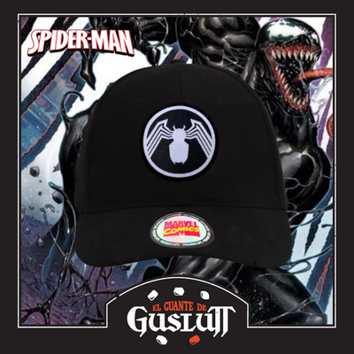 Gorra Spiderman Venom Negra