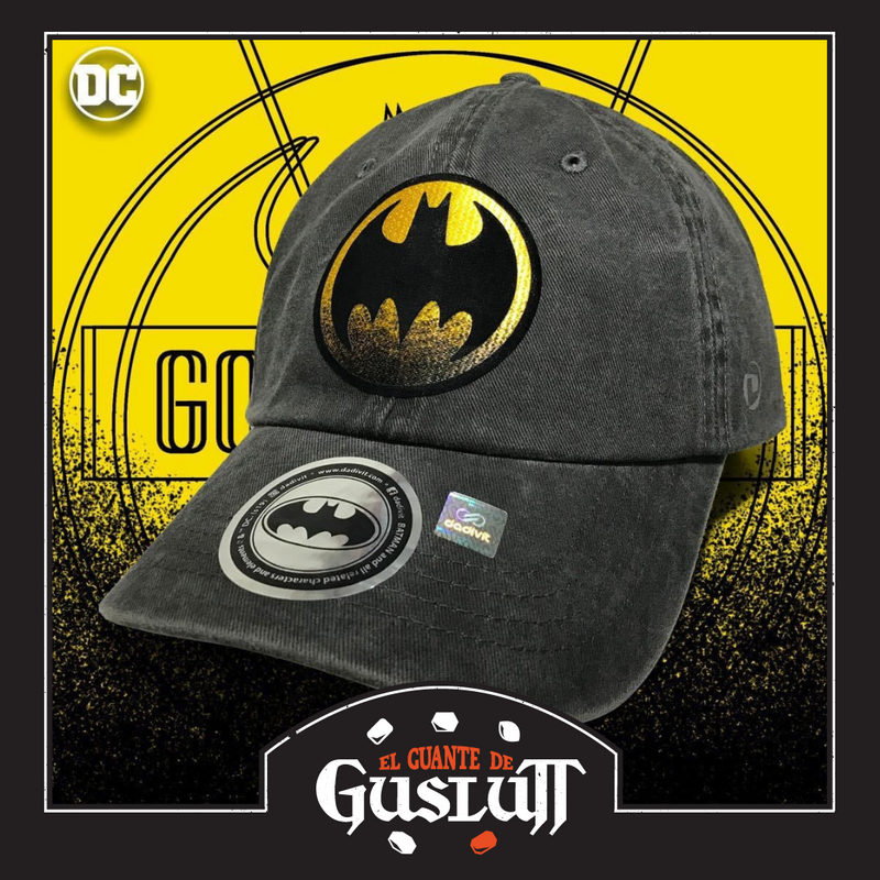 Gorra Batman “Batsignal” Gris Vintage