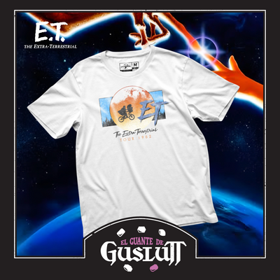 Playera E.T. The Extraterrestrial Blanca