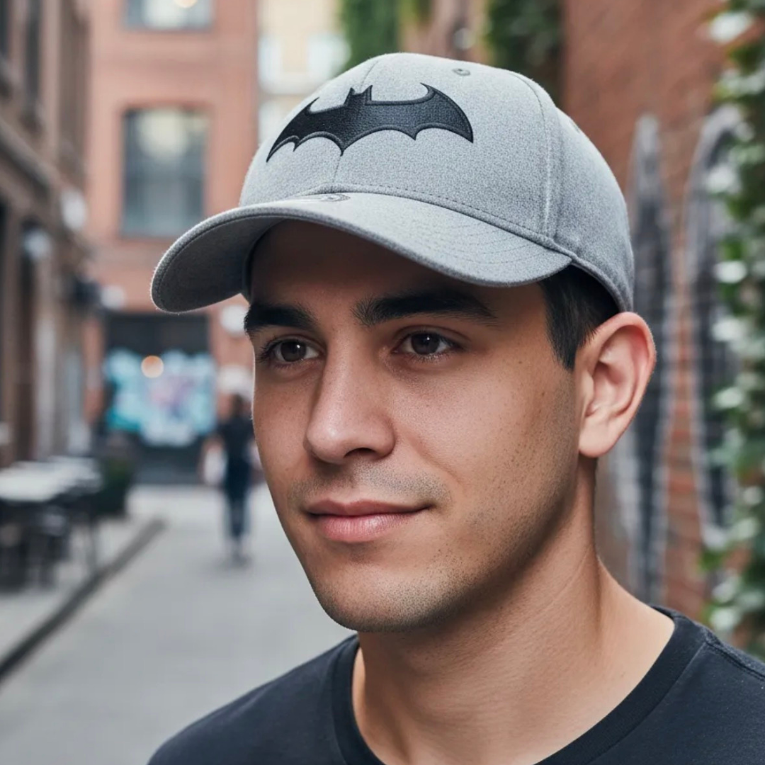 Gorra DC Comics Batman (Dark Knight) Gris Jaspe