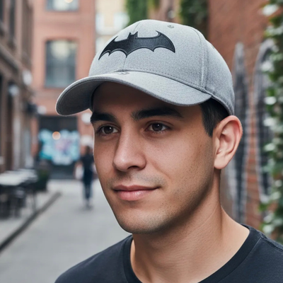 Gorra DC Comics Batman (Dark Knight) Gris Jaspe