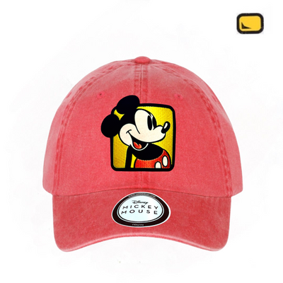 Gorra Disney Mickey Mouse Coral Tipo Deslavada
