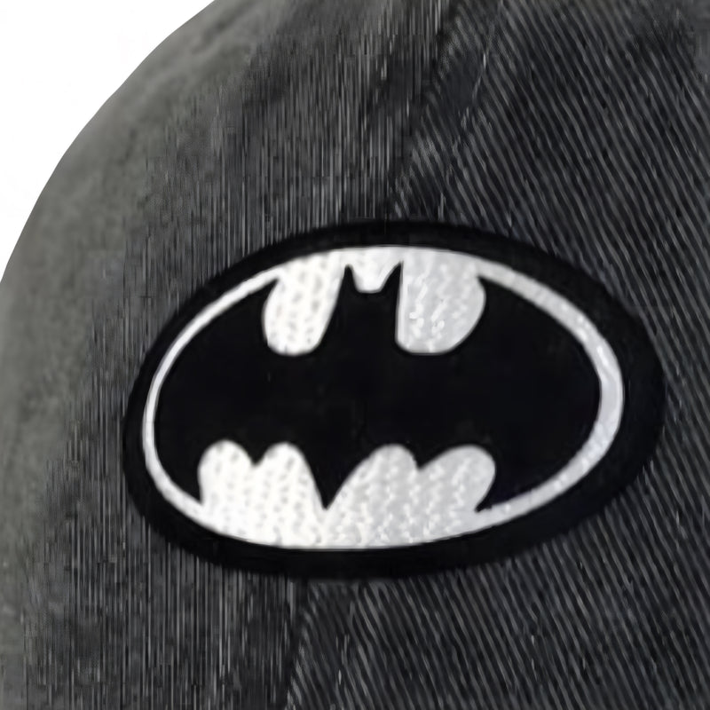 Gorra Batman Logo Micro Gris Vintage