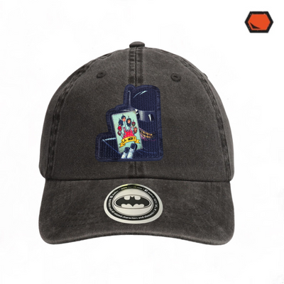 Gorra The Batman Who Laughs La-Mort Gris Tipo Deslavada