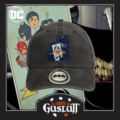 Gorra The Batman Who Laughs La-Mort Gris Tipo Deslavada