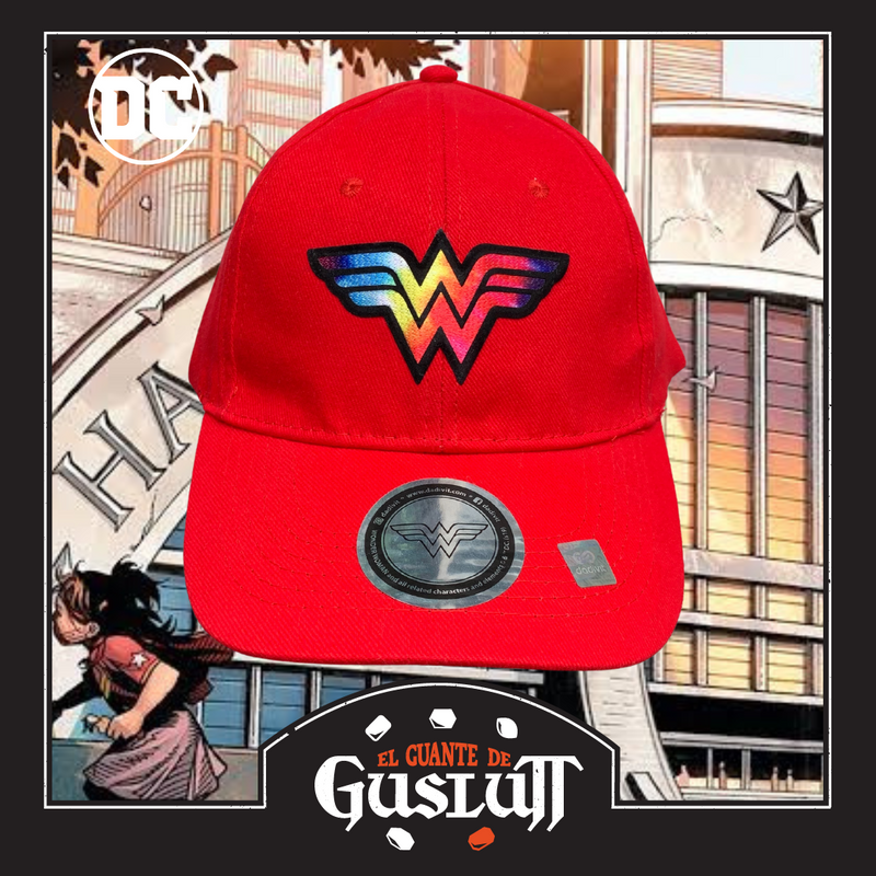 Gorra Wonder Woman “Multicolor” Roja