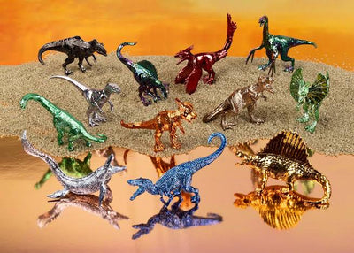 Mini Figura Jurassic World Captivz Plated Dinos (Figura al azar)