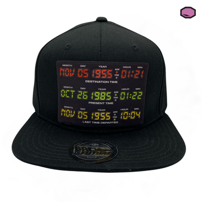 Gorra Back to the Future Destination Date Snapback Negra