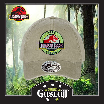 Gorra Jurassic Park “Park Ranger” Beige Vintage