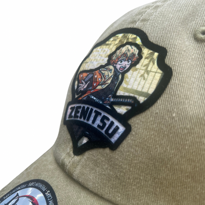 Gorra Demon Slayer: Kimetsu No Yaiba Zenitsu Agatsuma Beige Tipo Deslavada
