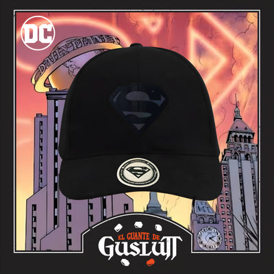 Gorra DC Comics Superman Logo Iridiscente Negra