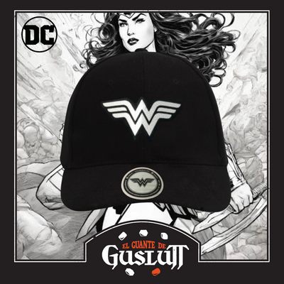 Gorra DC Comics Wonder Woman Black & White Negra