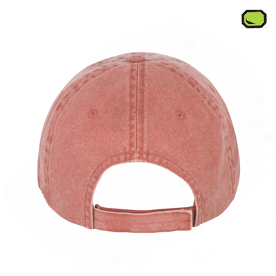 Gorra Jurassic Park Logo Park Ranger Naranja Tipo Deslavada