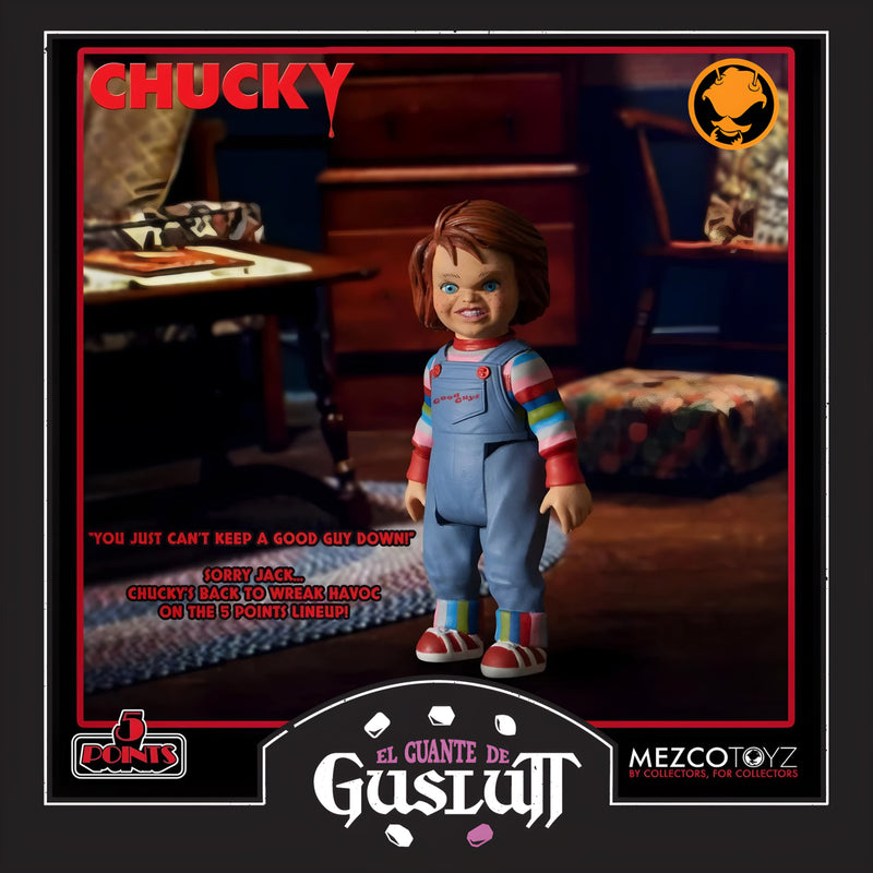 Mezco Toys Child's Play Chucky 5 Points Deluxe Figure Set